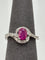 52 Bague rubis Burma Mong Hsu en or blanc et diamants 58 Facettes ANELLO RUBY BURMA