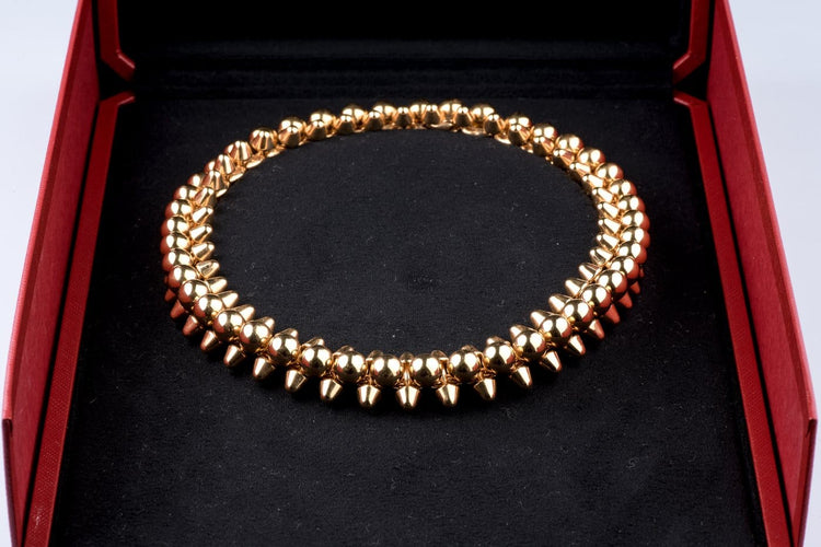 Collier Cartier Clash de Cartier - Collier Flexible XL en or rose 18 carats 58 Facettes CLCLASHAN-107