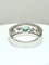 55 Bague en or blanc 18k avec tourmaline Paraíba et diamants 58 Facettes ANELLO ROUND PARAIBA