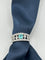 55 Bague en or blanc 18k avec tourmaline Paraíba et diamants 58 Facettes ANELLO ROUND PARAIBA