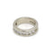 52 Demi-alliance - Bague en or blanc et diamants 58 Facettes 260222R