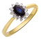 Bague 56 Bague en or jaune 14 carats, saphir et diamants 58 Facettes 5A032781BD1F45DBB40955B0641B21FC