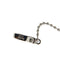 Collier cravate en or blanc avec perle et diamants 58 Facettes 40232