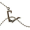 Collier cravate en or blanc avec perle et diamants 58 Facettes 40232