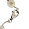 Bracelet en or blanc avec perles et quartz fumé 58 Facettes 40231