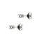 Boucles d'oreilles puces en or blanc et diamants 0,46 ct 58 Facettes 122