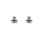 Boucles d'oreilles puces en or blanc et diamants 0,46 ct 58 Facettes 122