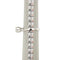 54 Bague solitaire contrariée Valentino en or blanc et diamant 0,24 ct 58 Facettes 40325