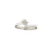 54 Bague solitaire contrariée Valentino en or blanc et diamant 0,24 ct 58 Facettes 40325