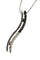 Collier avec pendentif onde en or blanc et diamants 58 Facettes 40233