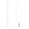 Collier avec pendentif onde en or blanc et diamants 58 Facettes 40233