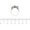 54 Bague bandeau en or blanc, saphirs et diamants 58 Facettes 28841