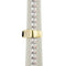 56 Bague bandeau en or jaune 18 ct, saphir et diamants 58 Facettes 14079