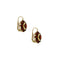 Boucles d'oreilles dormeuses en or jaune et grenats 58 Facettes 40300