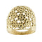 57 Bague bandeau à fleurs en or jaune 58 Facettes 40828