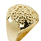 57 Bague bandeau à fleurs en or jaune 58 Facettes 40828