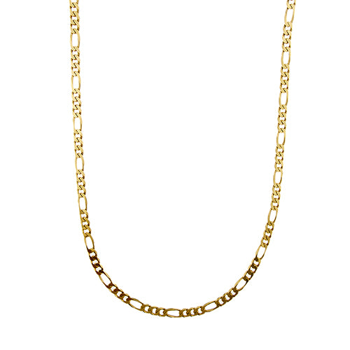 Chini - Collier maille Figaro en or jaune 58 Facettes 37411