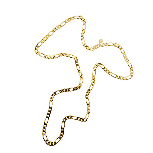 Chini - Collier maille Figaro en or jaune 58 Facettes 37411