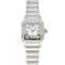 Montre Cartier Santos Galbée - Montre LM en acier 58 Facettes 545