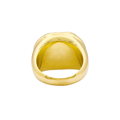 Bague 56 Mauboussin Transparence - Bague en or jaune, diamants et cristal de roche 58 Facettes 35865