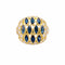 Bague 50 Bague vintage en or jaune, saphirs et diamants 58 Facettes 35921