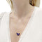 Collier Van Cleef & Arpels Papillon - Collier en or jaune, lapis-lazuli et diamant 58 Facettes 35820