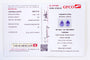 Boucles d'oreilles en or jaune 14 ct, tanzanites certifiées et saphirs 58 Facettes E0047