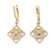 Boucles d'oreilles Pendants d'oreilles dentelle en or rose 18 carats et diamants 58 Facettes BVP-BIJ-0071