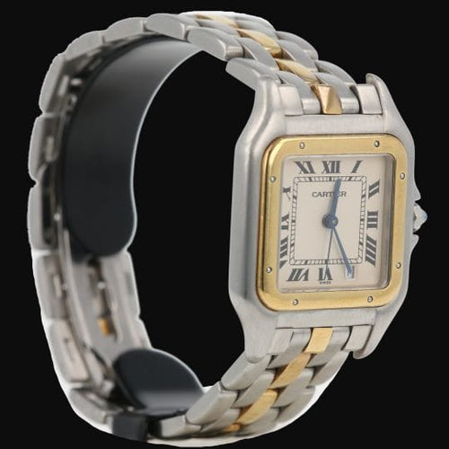 Cartier Panthère - Montre en or jaune et acier 58 Facettes MT47448