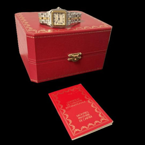 Cartier Panthère - Montre en or jaune et acier 58 Facettes MT47448