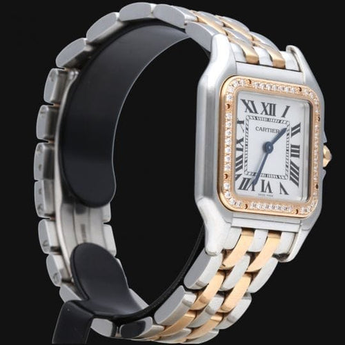 Cartier Panthère - Montre GM en or rose et acier 58 Facettes MT48036