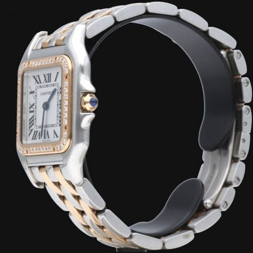 Cartier Panthère - Montre GM en or rose et acier 58 Facettes MT48036