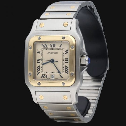 Cartier Santos Galbée - Montre en or jaune et acier 58 Facettes MT47358