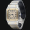 Cartier Santos Galbée - Montre en or jaune et acier 58 Facettes MT47358