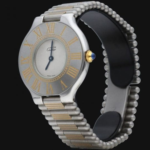 Cartier Must 21 - Montre en or jaune et acier 58 Facettes MT48047