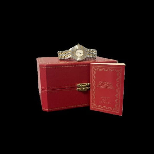 Cartier Must 21 - Montre en or jaune et acier 58 Facettes MT48048