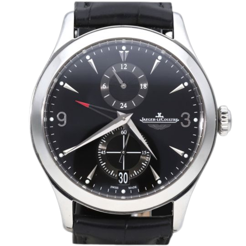 Montre Jaeger-LeCoultre Master Hometime - Montre en acier 58 Facettes MT47778