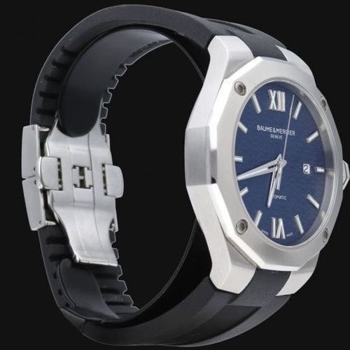 Montre Baume & Mercier Riviera - Montre automatique en acier 58 Facettes MT48034