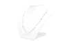 Art Déco - Collier en or blanc 18 carats et perles 58 Facettes 22172