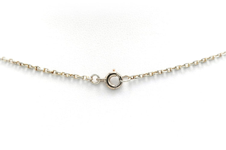 Collier Art Déco - Collier en or blanc 18 carats et perles 58 Facettes 22172