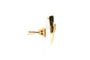 Boucles d'oreilles contemporaines en or jaune, saphirs et diamants 58 Facettes B914
