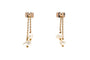 Boucles d'oreilles contemporaines en or jaune 18 carats et perles 58 Facettes 24013
