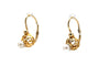 Art Nouveau - Boucles d'oreilles en or jaune 18 carats et perles 58 Facettes 23961