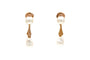Art Déco - Boucles d'oreilles en or jaune 18 carats et perles 58 Facettes 24014