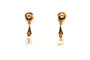 Art Déco - Boucles d'oreilles en or jaune 18 carats et perles 58 Facettes 24014