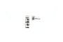 Boucles d'oreilles Boucles d'oreilles contemporaines en or blanc 18 carats serties de zirconiums 58 Facettes 23960