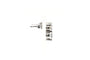 Boucles d'oreilles Boucles d'oreilles contemporaines en or blanc 18 carats serties de zirconiums 58 Facettes 23960