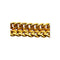 Bracelet maille américaine en or jaune 750 58 Facettes 330102054