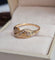 54 Bague vintage en or jaune et diamants 58 Facettes 761