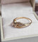 54 Bague vintage en or jaune et diamants 58 Facettes 761